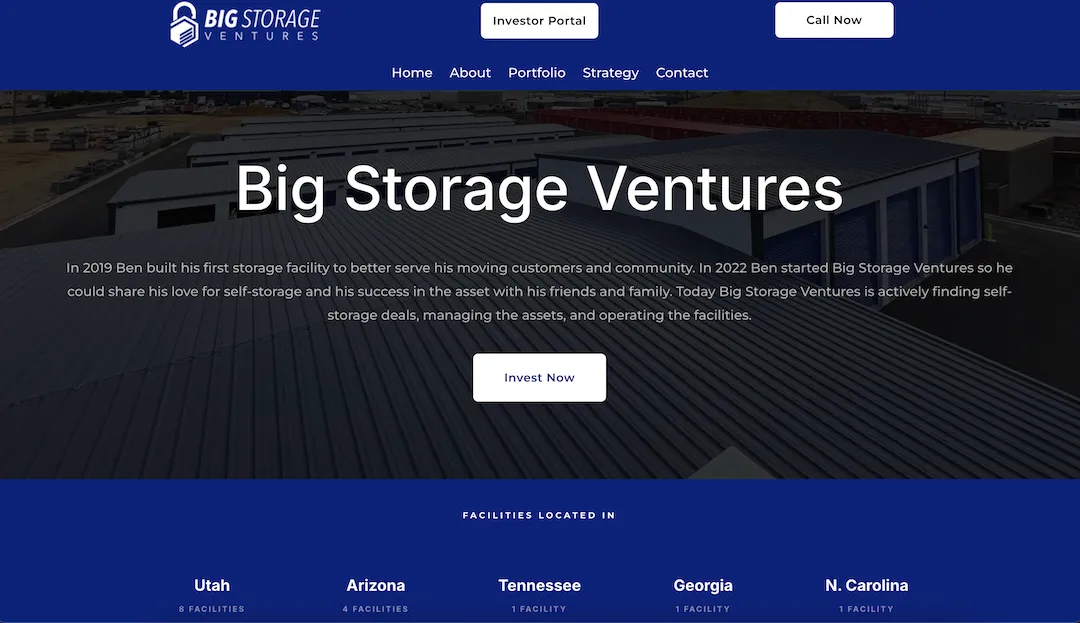 Big Storage Ventures Big Storage Ventures Website